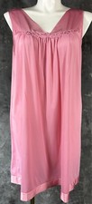 Vanity Fair Vintage Babydoll Pink Nightgown sz XL 15155