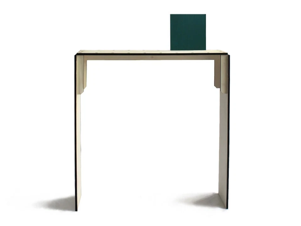 Slim Console Table, Adjustable Top, Contemporary Thin Sofa Table for Living Room - Image 3 of 4