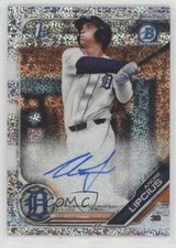 2019 Bowman Draft Chrome Pick Sparkles Refractor 28/71 Andre Lipcius Auto 0l1