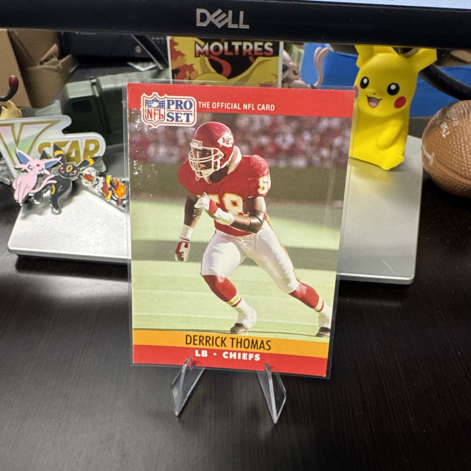 1990 Pro Set #536 Derrick Thomas Kansas City Chiefs Free Ship