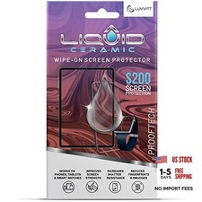 Glass Screen Protector With 200 Coverage Wipe On Shatter and Scratch