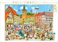 Calvendo Puzzle Summer In The City | 1000 Pieces, Finished Size 25.2 × 18.9 In (