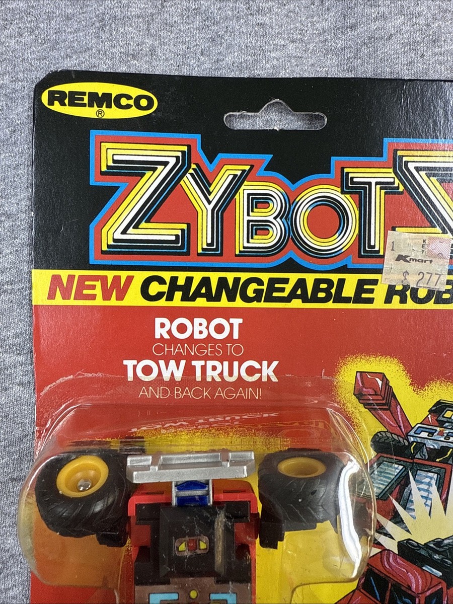 Zybots NEW Changeable Robots 17 US/AU Remco (Red) 1985 Vintage MOC