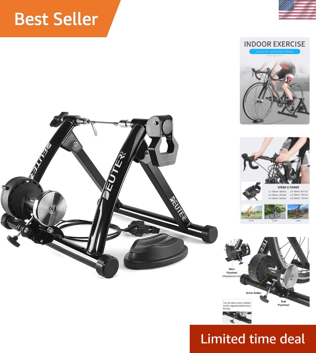 Stationary Stand For Indoor Exercise Riding, 2...
