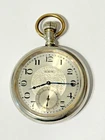 VINTAGE ELGIN 15J GRADE 315 12S POCKET WATCH WITH SWING OUT MOVEMENT RUNS + KT