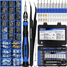 Eyeglass Sunglass Repair Kit, Magnetic Eye Glasses Repairing Tool Kit with Assor