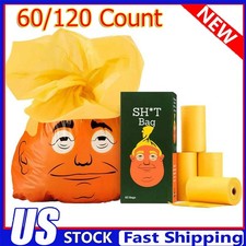 2026 New Funny Dog Poop Bags SH T Bag The Most Presidential Poop Bag 60/120 Bags