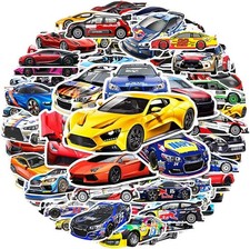 Sport Car Stickers for Teens Boys Girls Adults 102 Pcs Waterproof Vinyl Sticker