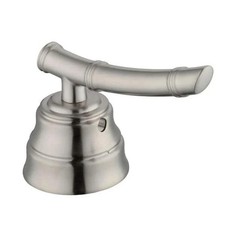 Bamboo Tub  Shower Handle Kit with Brushed Nickel Finish