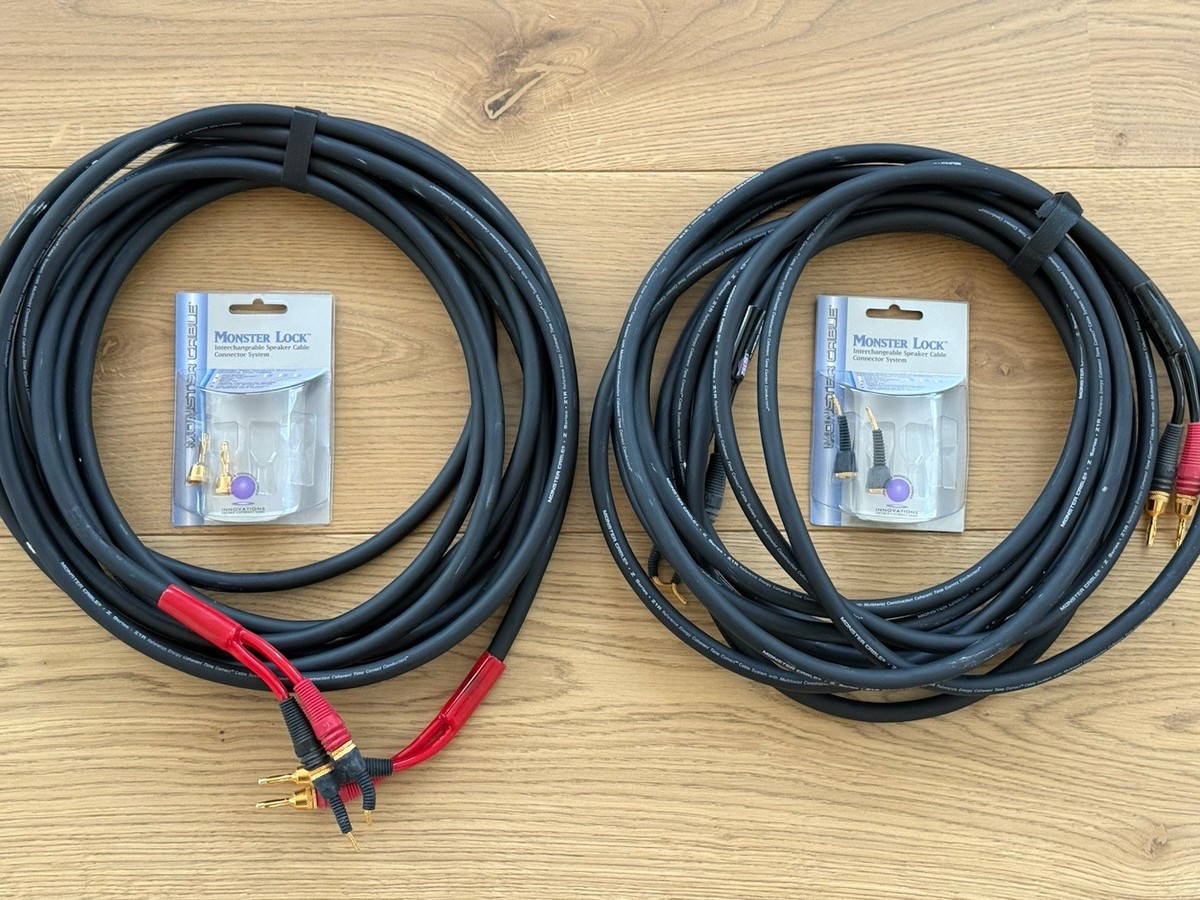 スピーカーケーブル　バナナプラグ　145cm　MONSTER CABLE　Z1R スピーカーケーブル バナナプラグ 145cm MONSTER CABLE Z1R