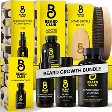 	The Beard Club Beard Club Essential Beard Growth Kit - Growth Oil Growth	