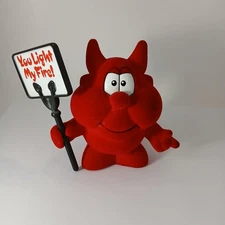 Vintage 1985 Mattel Emotions Red Devil 4" Plush Figure