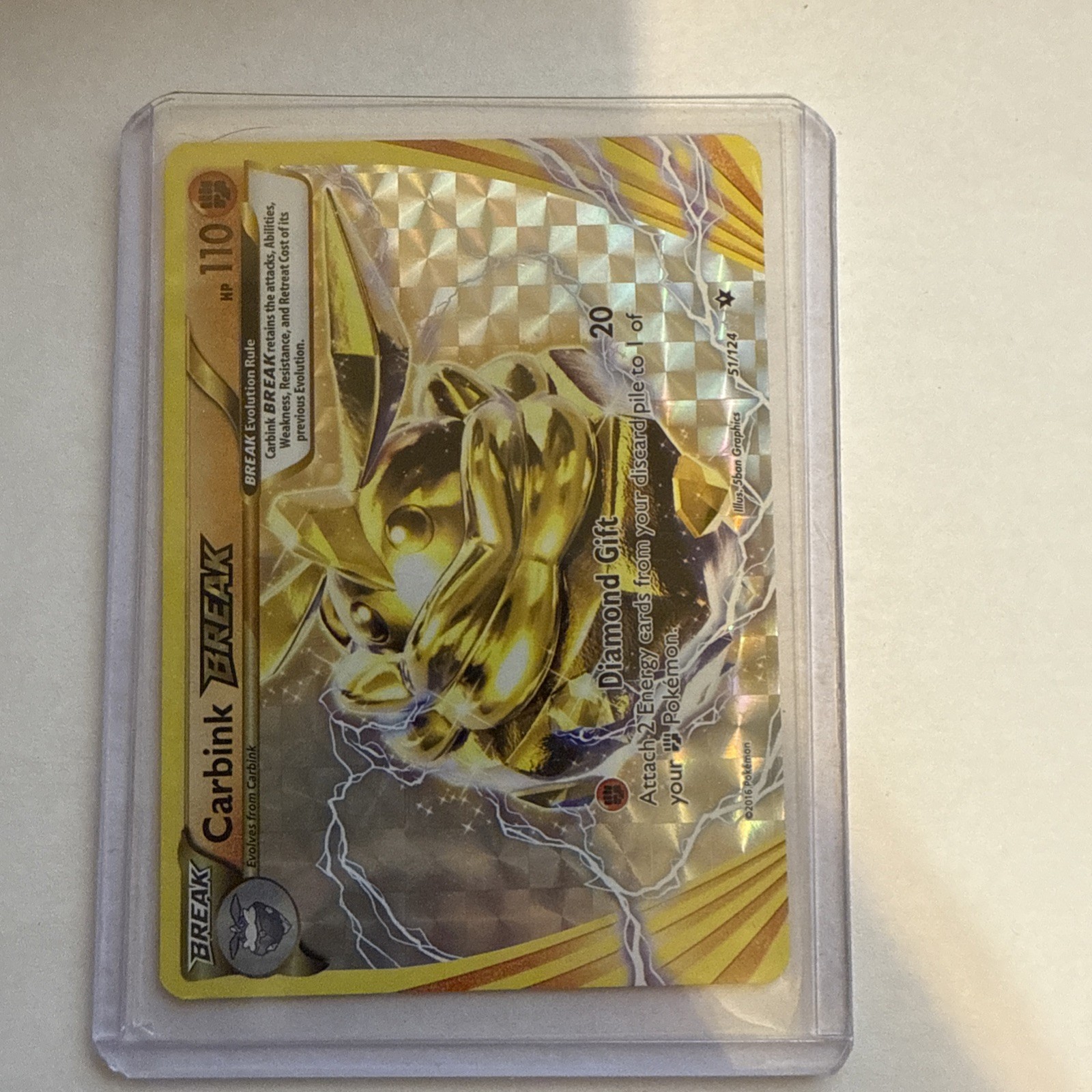 Carbink BREAK 51/124 Fates Collide Holo