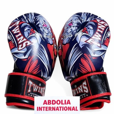 Professional Leather Boxing Gloves 8oz-16oz Training Sparring Custom