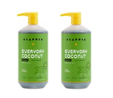 Alaffia Everyday Coconut Shampoo Purely Coconut 32 oz ( pack of 2 )