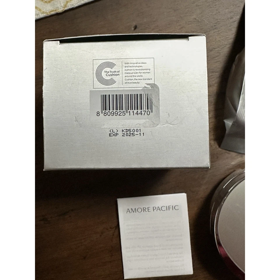 AmorePacific Color Control Cushion Compact SPF 50 #106 Medium Pink + Refill NEW - Image 4 of 4
