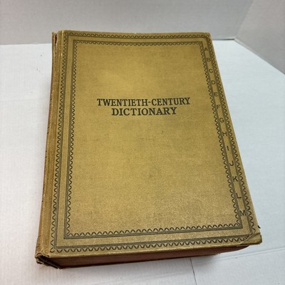 1935 Webster's Twentieth-Century Dictionary Of The English