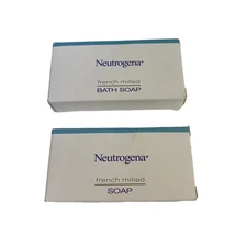 Neutrogena French Milled Bath Soap Travel Size 2 Bars