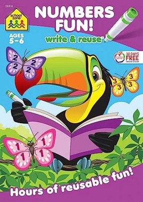 School Zone - Numbers Fun! Write - Paperback, by School Zone; Joan - Very Good h
