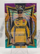 2025 Panini Select NASCAR - Grandstand - #82 Christopher Bell - Tri-Color Prizm