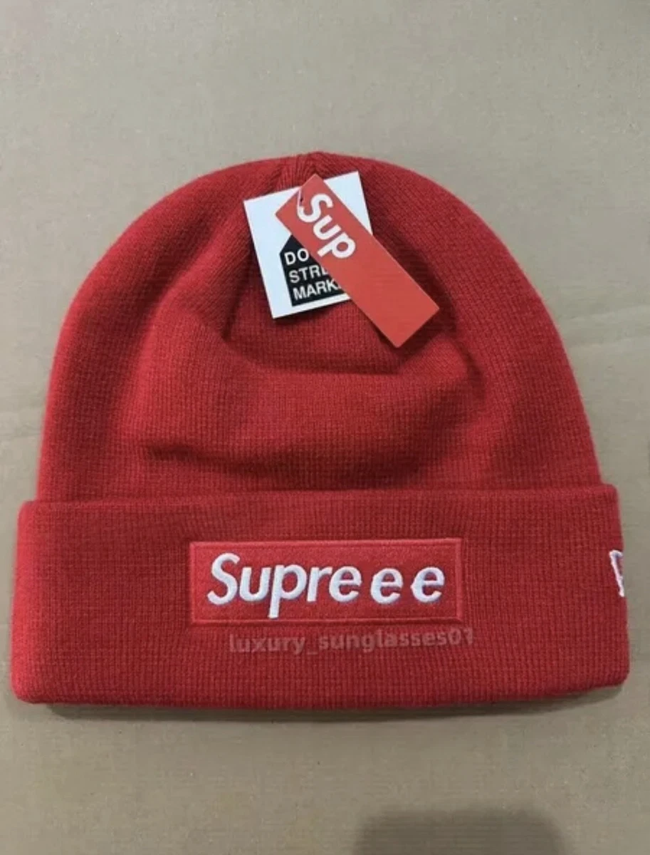 Supreme Red Beanie Hats for Men Just Listed 2026