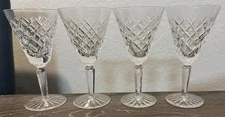 4 White Wine Tyrone (Cut) by Waterford Crystal 6 1/4"