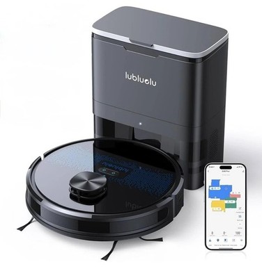 Lubluelu SL60 Plus Saugroboter 4000Pa Absaugstation WLAN Alexa