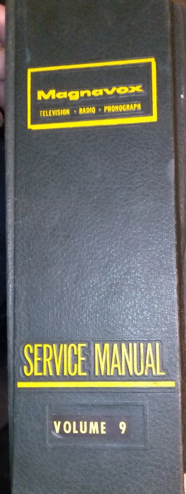 LOTE DE (10) Vintage MAGNAVOX Distribuidor Manual de Servicio Tres Carpetas Radio Foto 3 de 4