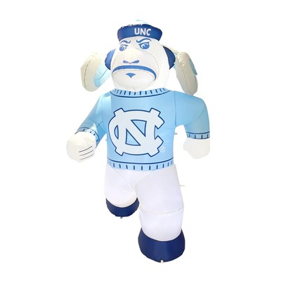 North Carolina Tar Heels Mascot Battering Ram Rameses 7' Tall Yard Inflatable