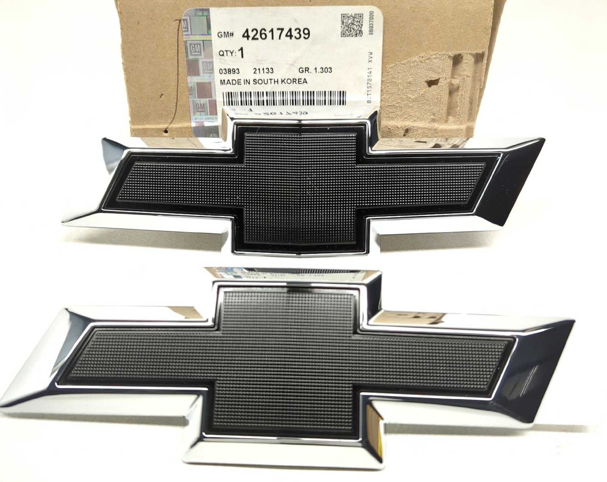 New OEM genuine GM Black Bowtie Emblem Kit 2024-2025 Chevy