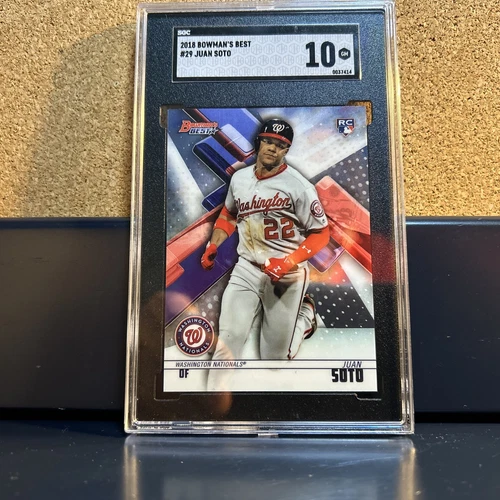 2018 Bowman's Best #29 Juan Soto SGC 10