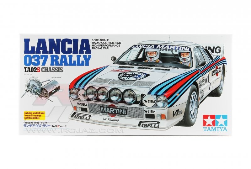 Tamiya RC Lancia 037 Rally Touring Car - White for sale online | eBay