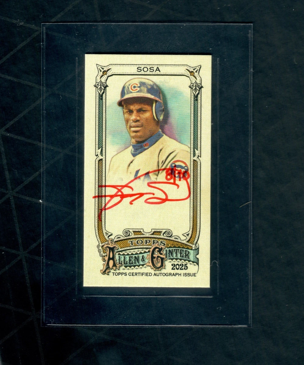 Sammy Sosa Baseball Serial Numbered Sports Trading Cards