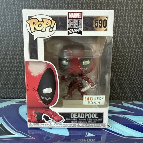 Funko Pop! - Marvel Deadpool (Metallic) - Box Lunch (Exclusive) - #590 NIB B5