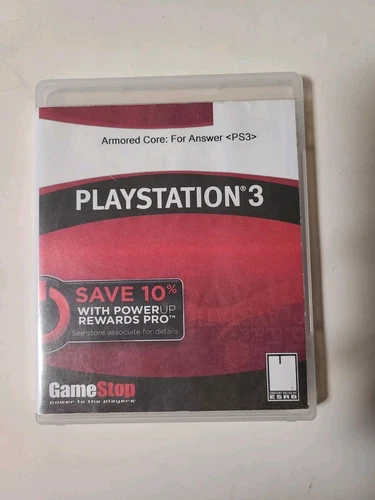 Armored Core: For Answer (Sony PlayStation 3, 2008) PS3 Loose Disk