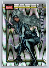 2026 Topps Chrome Marvel Comics #158 Silver Sable RayWave Refractor