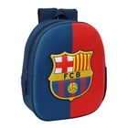 FC Barcelona Backpack Durable 3D Club Crest Padded Shoulder Straps Blue/Red