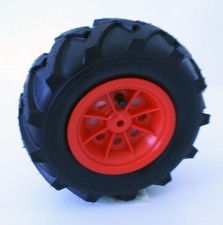 Rolly Toys Rad Luftbereifung 5" 260-95 mit Felge rot links