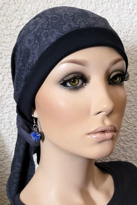 Kopftuchmütze Chemomütze Chemo Turban Kopftuch Mütze Cabrio super weich Maya NEU - Bild 1 von 4