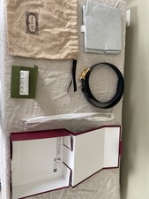 gucci belt gold and black authentic with gift box and bag 75/30