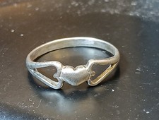 Vintage Sterling Heart Ring