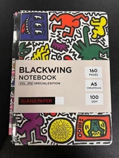 Blackwing Volume 292 Keith Haring  "Tokyo Pop-Shop" Slate Notebook - Blank Paper