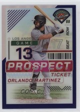 2024 Panini Prospect Edition Purple Prizm /99 Orlando Martinez #139 0u66