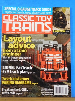 Classic Toy Trains 2006 Oct Layout advice Lionel FasTrack
