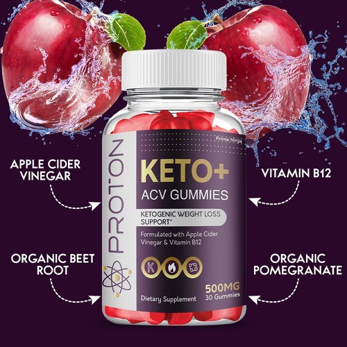 Proton Keto ACV gummies, Proton Gummies Maximum Strength Official (1 Pack) - Picture 3 of 6