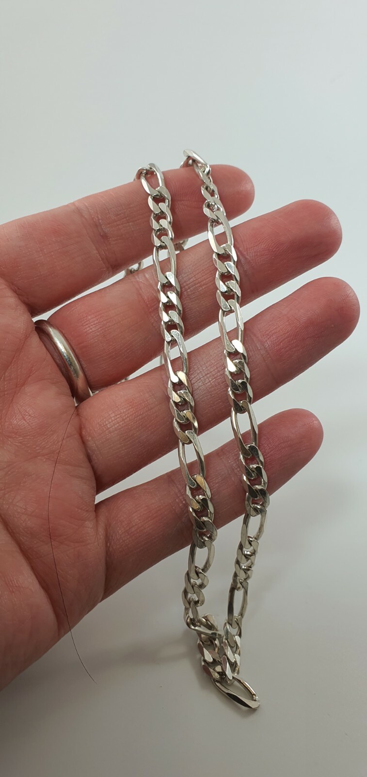 Photo 5 of Sterling Silver 925 Curb Chain Necklace 18" 21g, N69