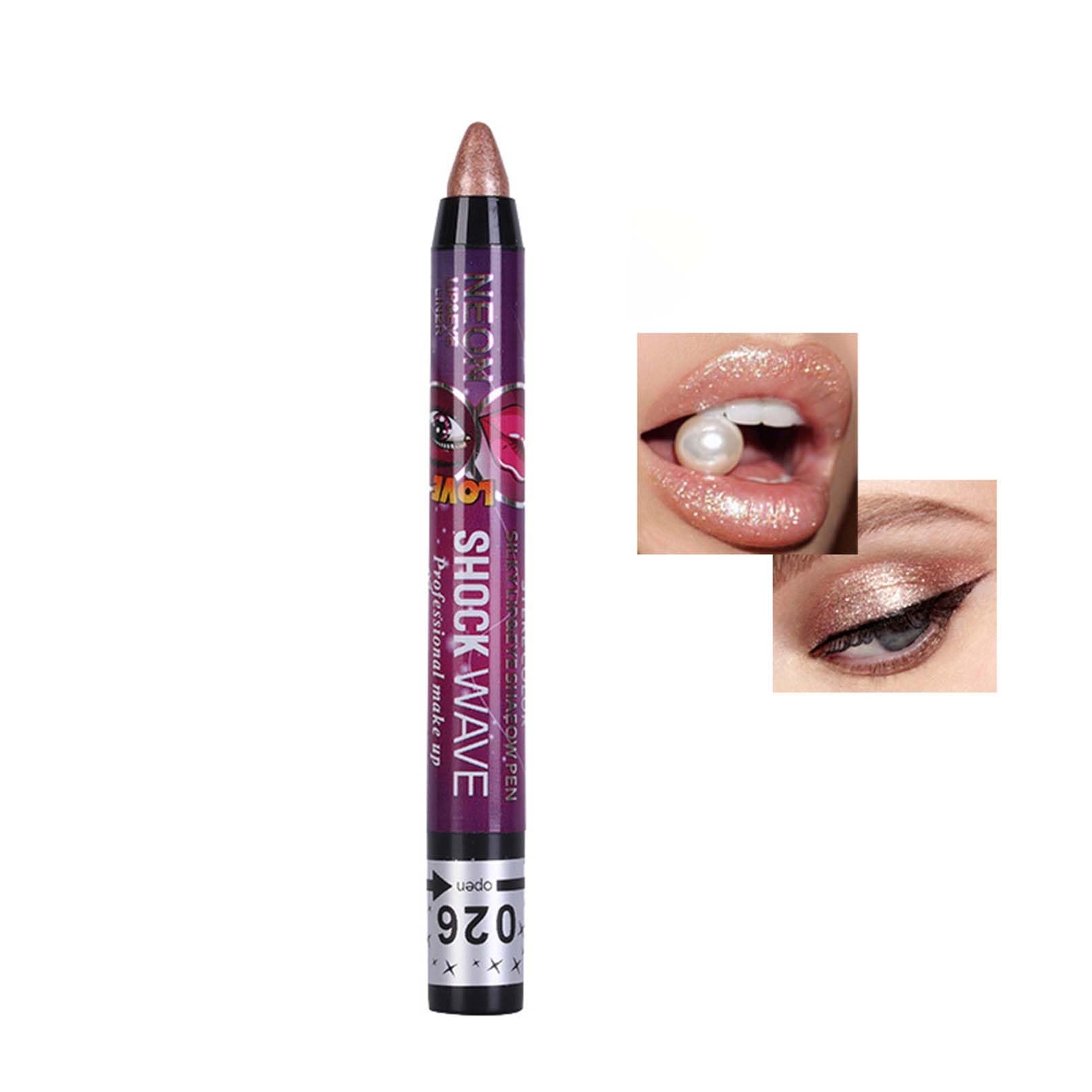Lidschatten Stift, Мерцающие тени для век в стике Crayon Champagner, Кремовые тени для век