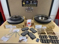 1998-2007 TOYOTA LAND CRUISER OEM FRONT BRAKE ROTORS & TCMC PADS WITH OEM SHIMS