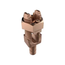 Burndy K2C28, 5/8 x 3/4" Stud, 1 to 4/0 AWG 2-Conductor Grounding Connector, 1pc