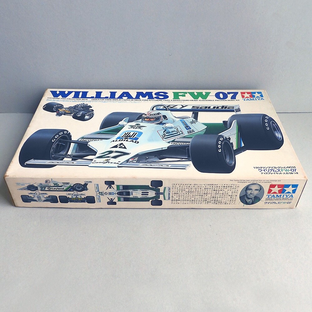 TAMIYA 1/20 Williams FW-07 #14 Alan Jones Plastic Model Kit | eBay